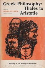 Greek Philosophy : Thales to Aristotle 