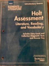 Holt Elements of Literature, Introductory Course: Holt Assessment (Literature, Reading, and Vocabula grade 6