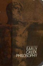 Selections from Early Greek Philosophy 4th