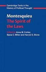 Montesquieu : The Spirit of the Laws 