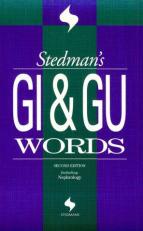 Stedman's GI/GU Words : Including: Nephrology 2nd