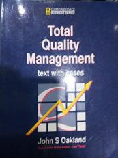 Total Quality Management : Student Edition with Cases 