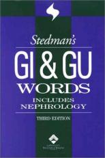 Stedman's GI and GU Words : With Nephrology Words 3rd