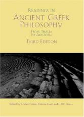 Readings in Ancient Greek Philosophy : From Thales to Aristotle 3rd