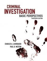 Criminal Investigation : Basic Perspectives 13th