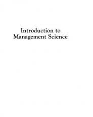 Introduction to Management Science 12th
