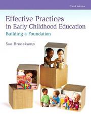 Effective Practices in Early Childhood Education : Building a Foundation 3rd