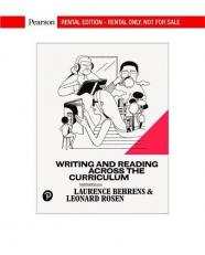 Writing and Reading Across the Curriculum 14th