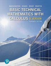 Basic Technical Mathematics with Calculus, SI Version, 11th