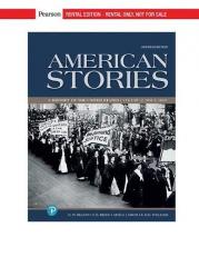 American Stories : A History of the United States, Volume 2 SE 4th