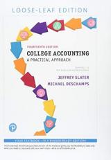 College Accounting Chapters 1-12 with Study Guide and Working Papers, Student Value Edition Plus Mylab Accounting with Pearson EText -- Access Card Package