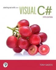 Starting Out with Visual C# with Access 5th