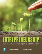 Entrepreneurship : Starting and Operating a Small Business 5th
