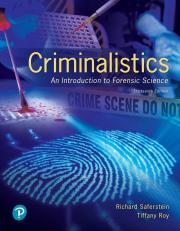 Criminalistics: An Introduction to Forensic Science 13th