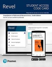 Revel for Foundations of Behavioral Neuroscience -- Access Code Card 10th