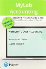 MyLab Accounting with Pearson EText -- Access Card -- for Horngren's Cost Accounting 17th
