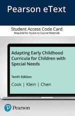 Pearson EText Adapting Early Childhood Curricula for Children with Special Needs -- Access Card 10th