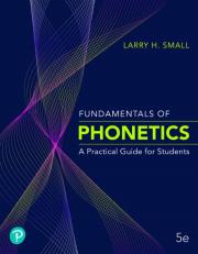 Pearson eText Fundamentals of Phonetics: A Practical Guide for Students -- Instant Access (Pearson+) 5th
