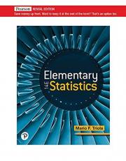 Elementary Statistics 14th