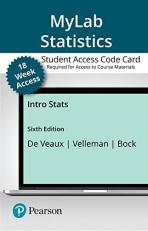 MyLab Statistics with Pearson EText for Intro Stats -- 18 Week Access Card