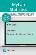 MyLab Statistics with Pearson EText for Intro Stats -- 24 Month Access Card