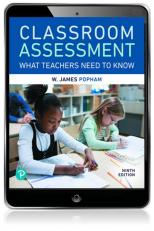 Pearson eText Classroom Assessment: What Teachers Need to Know -- Instant Access (Pearson+) 9th