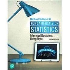 Mylab Statistics With Pearson Etext -- Access Card -- For Fundamentals O 6th