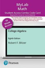 MyLab Math with Pearson EText for College Algebra -- Combo Access Card (18-Weeks)