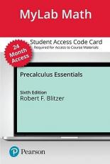 MyLab Math with Pearson EText -- Access Card -- for Precalculus Essentials -- 24 Months