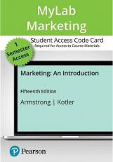 MyLab Marketing with Pearson EText--Access Card--For Marketing : An Introduction 15th