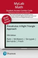 MyLab Math with Pearson EText -- 24-Month Combo Access Card -- for Precalculus : A Right Triangle Approach
