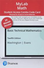 MyLab Math with Pearson EText -- 24-Month Combo Access Card -- for Basic Technical Mathematics