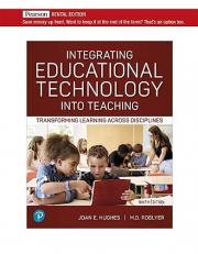 Integrating Educational Technology into Teaching : Transforming Learning Across Disciplines 9th