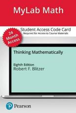 MyLab Math with Pearson EText -- 24-Month Access Card -- for Thinking Mathematically
