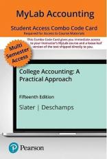 MyLab Accounting with Pearson EText -- Combo Access Card -- for College Accounting : A Practical Approach 15th
