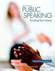 Public Speaking : Finding Your Voice 10th
