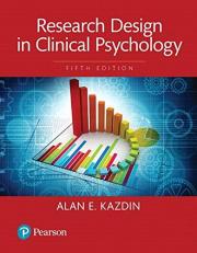Research Design in Clinical Psychology -- Books a la Carte 5th