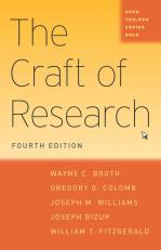Craft of Research, Fourth Edition