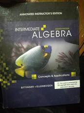 Intermediate Algebra : Concepts and Applications Teacher Edition 8th