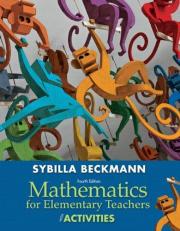 Mathematics for Elementary Teachers with Activities 4th