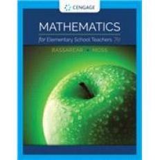 Mathematics for Elementary School Teachers - WebAssign 7th