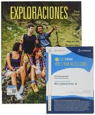 Bundle: Exploraciones, 3rd + MindTap, 4 Terms Printed Access Card