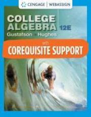 Gustafson/Aufmann, College Algebra, WebAssign Course with Corequisite Support, Single-Term Printed Access Card 1st