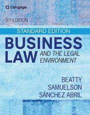 Business Law and the Legal Environment - Standard Edition 9th