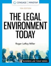 MindTap for Miller/Cross' The Legal Environment Today, 10th Edition [Instant Access], 1 term