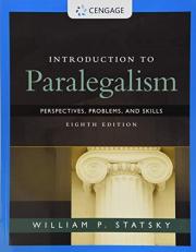 Introduction to Paralegalism : Perspectives, Problems and Skills 8th