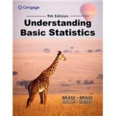 Understanding Basic Statistics - WebAssign 9th
