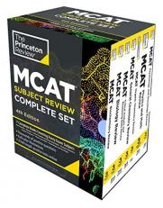 Princeton Review MCAT Subject Review Complete Box Set, 4th Edition : 7 Complete Books + 3 Online Practice Tests