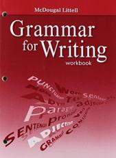 McDougal Littell Literature, Grade 7 : Grammar for Writing Workbook