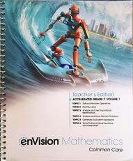 enVision Mathematics, Common Core, Accelerated, Grade 7, Volume 1, Topics 1-6, Teacher's Edition, c.2021, 9780768578812, 0768578817